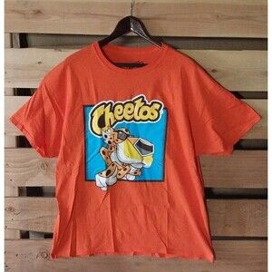 Cheetos Orange XL Snack Food Graphic Shirt Chester Cheetah Snacks Collectible